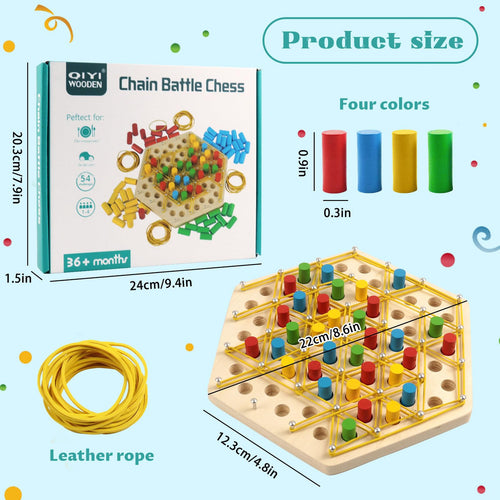 Wooden Chain Geometry Game product image 1