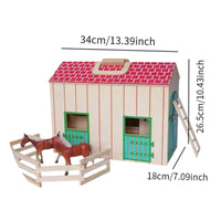 Wooden Stable Farm Playset product image 2