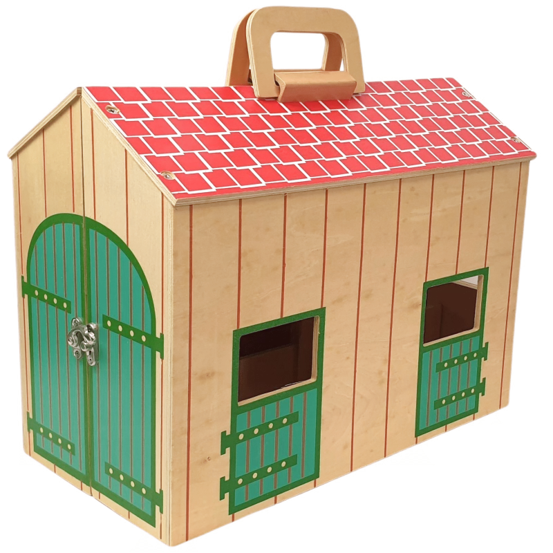Wooden Stable Farm Playset product image 1