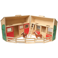 Wooden Stable Farm Playset product image 5