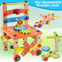 Wooden Multifunctional Assembling Chair product image 2