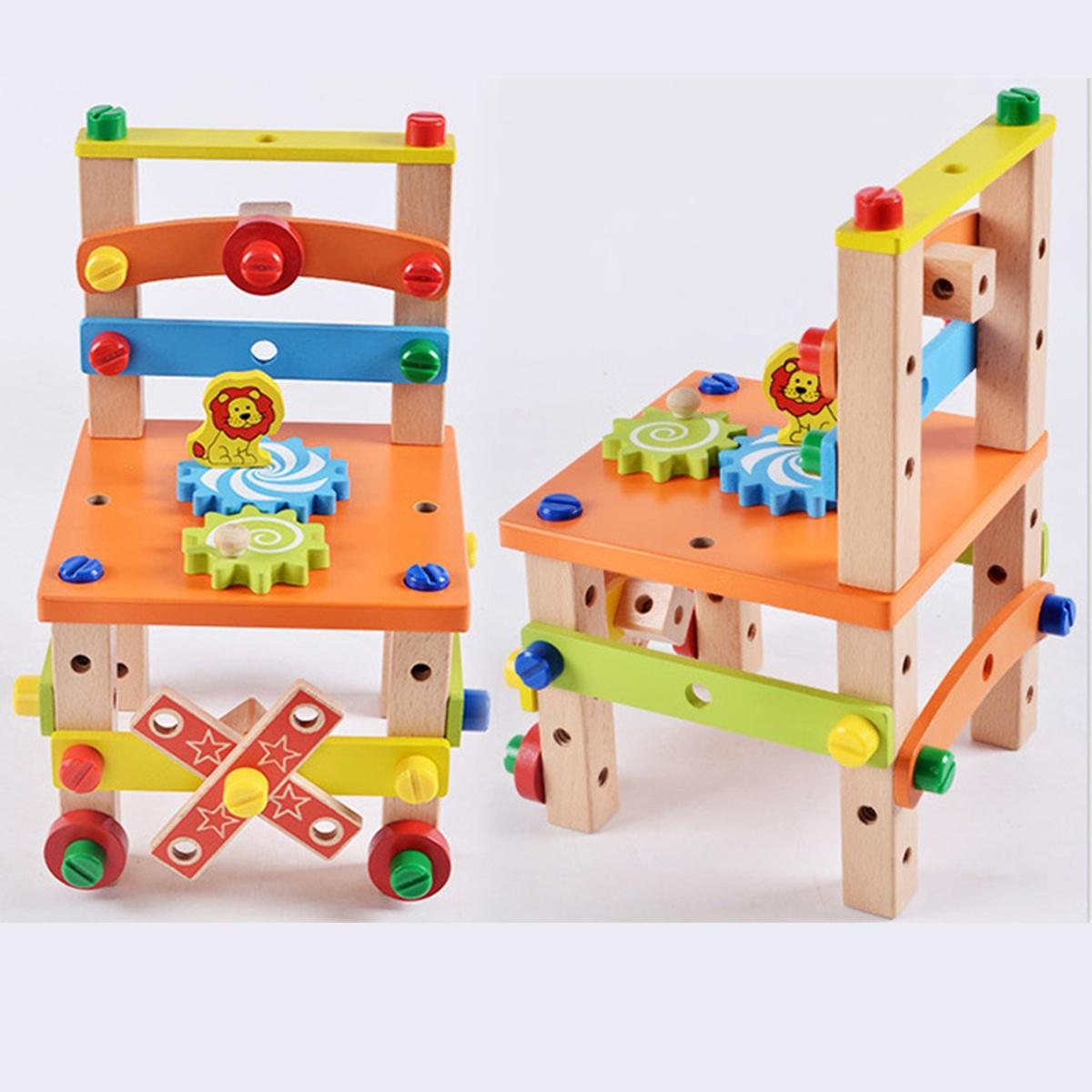 Wooden Multifunctional Assembling Chair product image 5