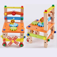 Wooden Multifunctional Assembling Chair product image 5