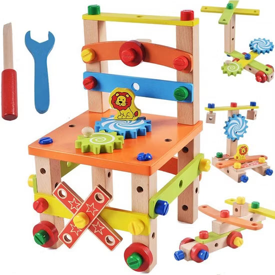 Wooden Multifunctional Assembling Chair product image 6