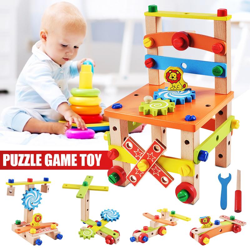 Wooden Multifunctional Assembling Chair product image 8