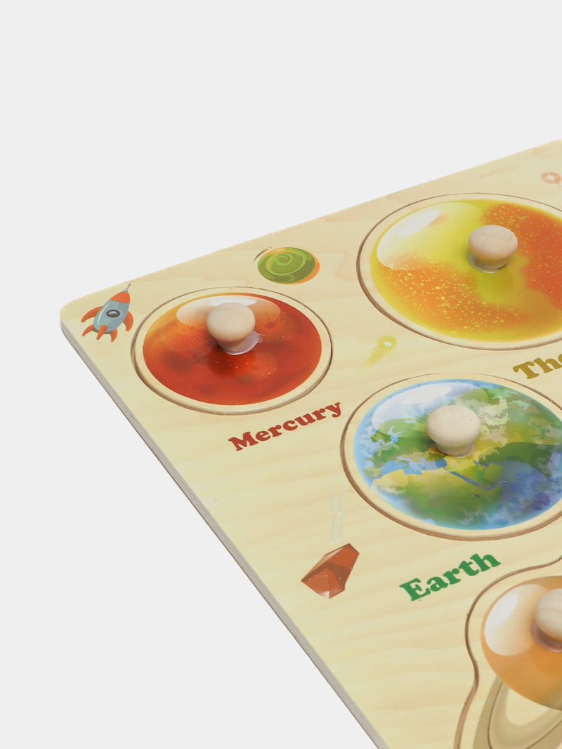 Wooden Solar System Peg Puzzle product image 2