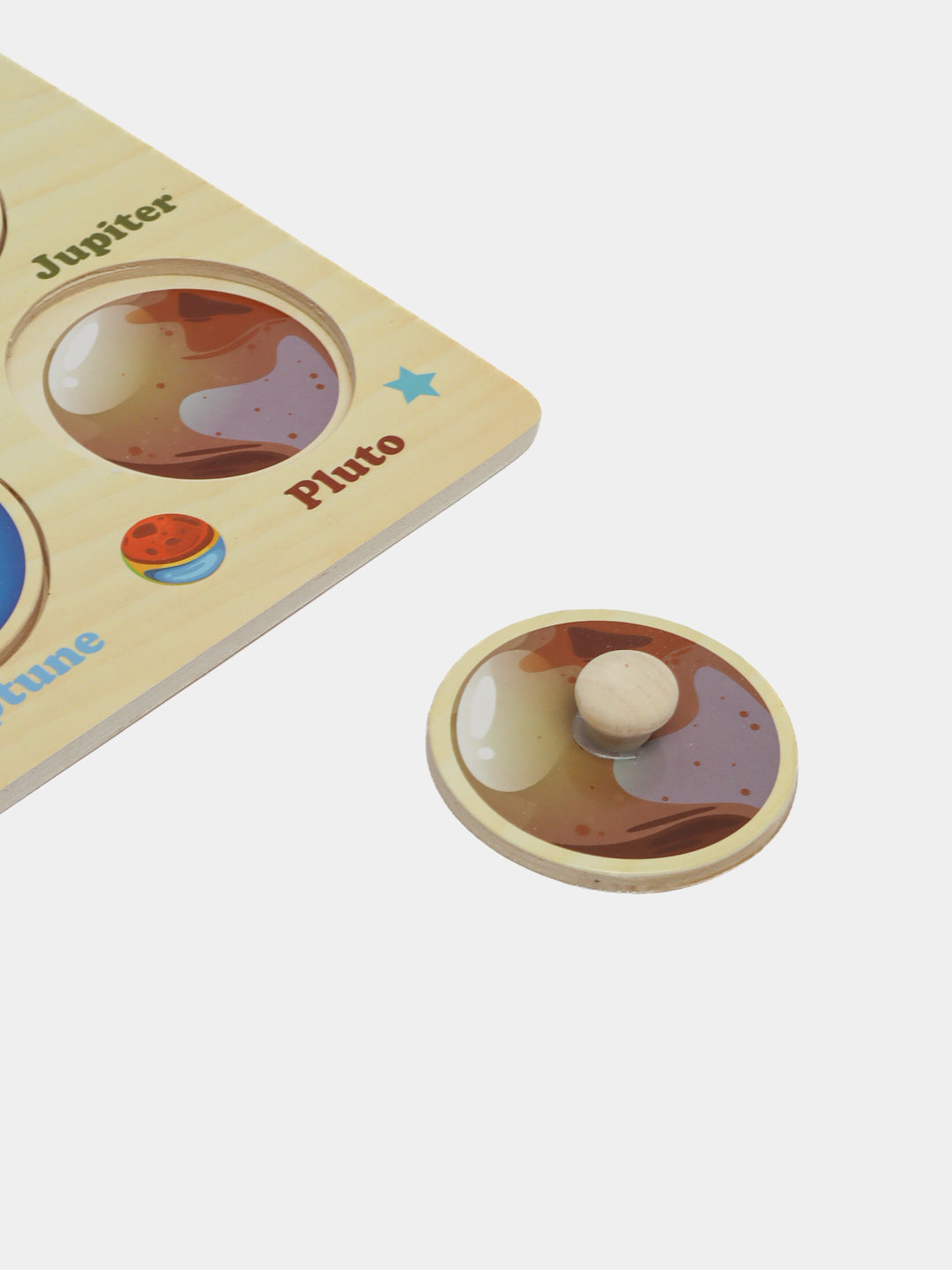 Wooden Solar System Peg Puzzle product image 3