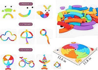 Wooden Rainbow Puzzle with 15 Reference Cards product image 9