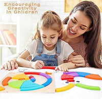 Wooden Rainbow Puzzle with 15 Reference Cards product image 11