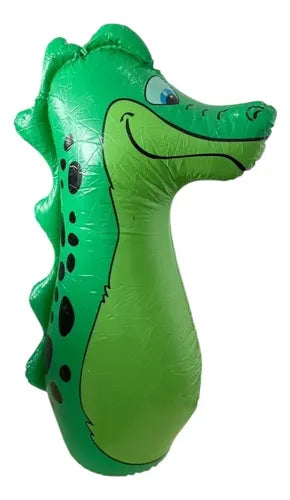 Chompin' Crocodile Inflatable Punching Bag! image 3