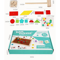 Wooden Geometric Nail Puzzle product image 4