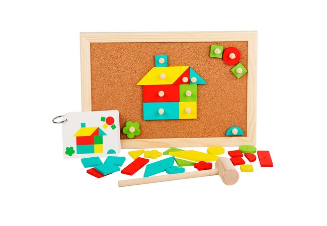Wooden Geometric Nail Puzzle product image 6