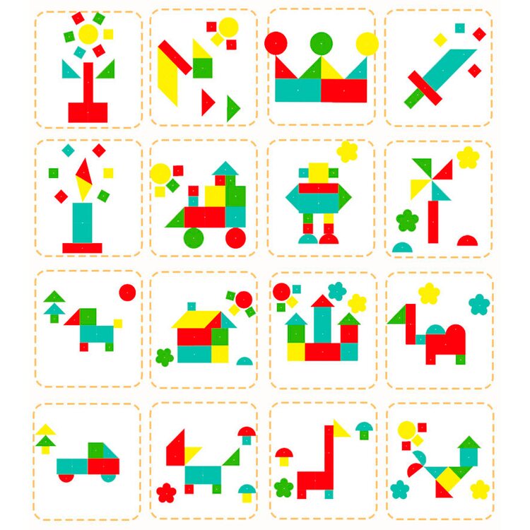 Wooden Geometric Nail Puzzle product image 9