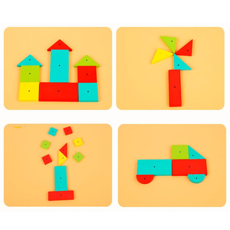 Wooden Geometric Nail Puzzle product image 10