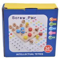 Wooden Screw Matching Game product image 1