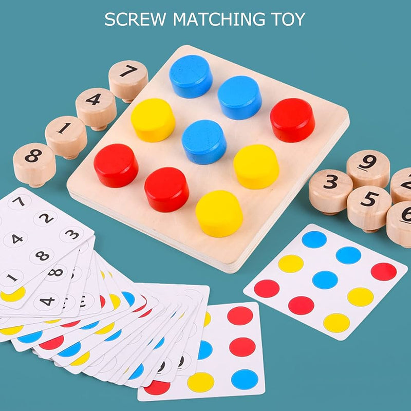 Wooden Screw Matching Game product image 2