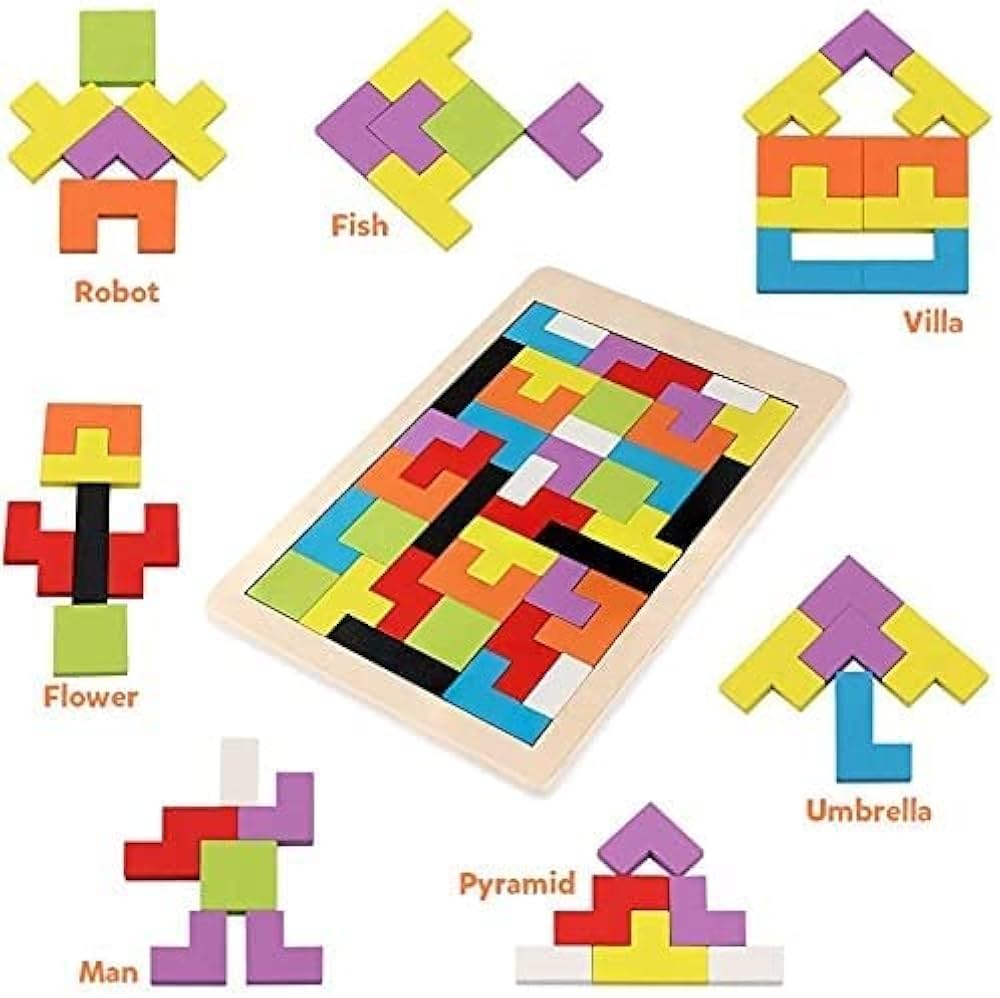 Wooden Russian Blocks Puzzle product image 4