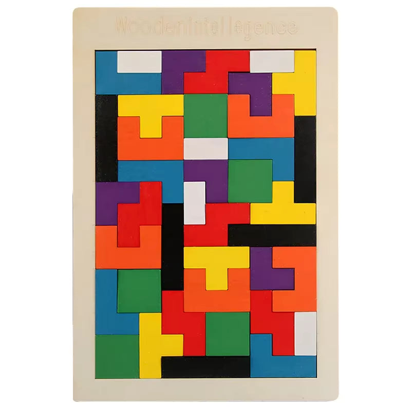 Wooden Russian Blocks Puzzle product image 1