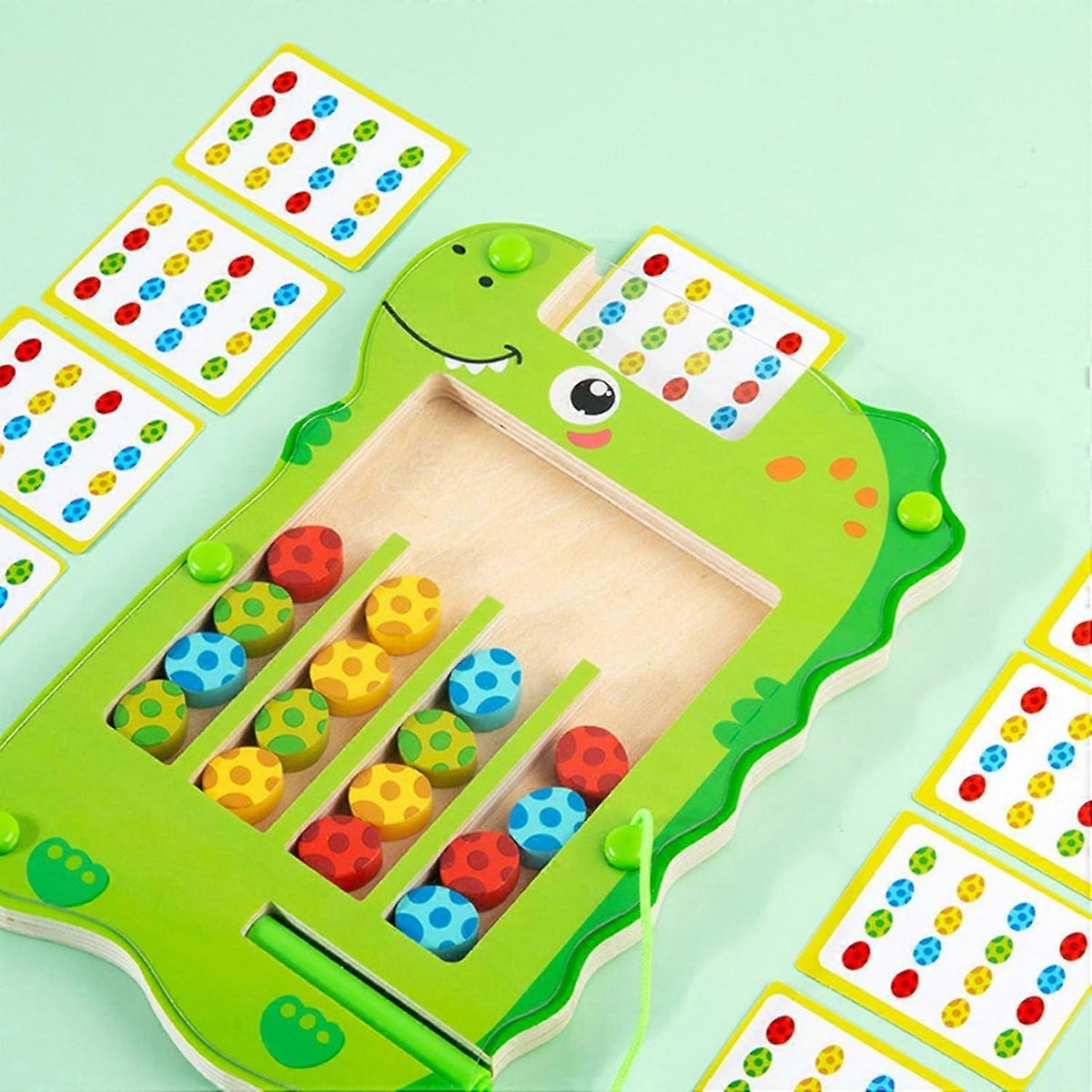 Wooden Dinosaur Magnetic Maze Toy product image 2
