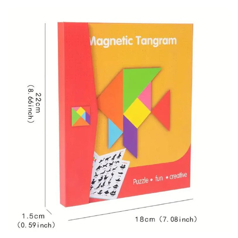 Wooden Magnet Tangram Puzzle Book product image 3