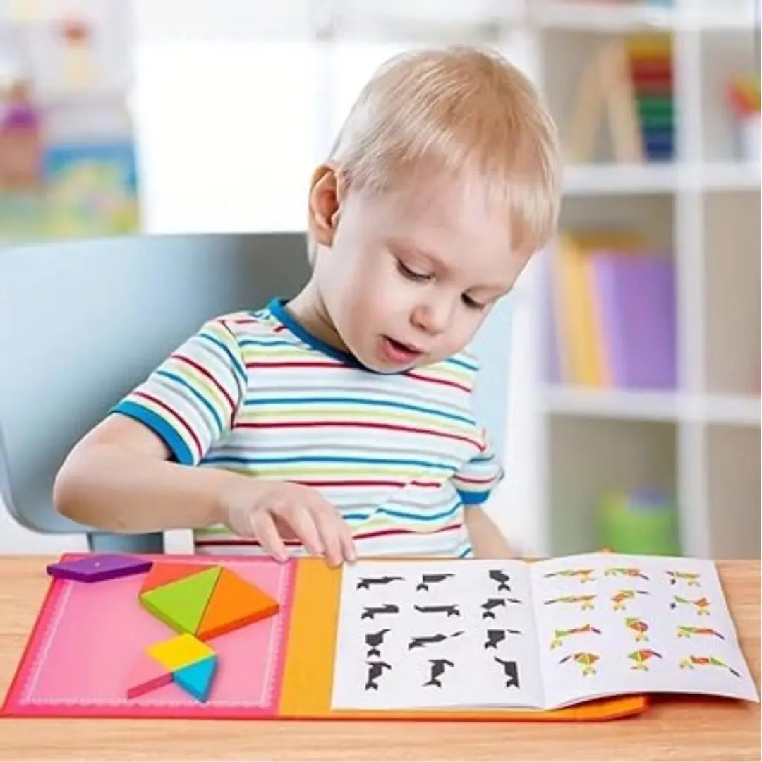 Wooden Magnet Tangram Puzzle Book product image 4