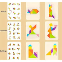 Wooden Magnet Tangram Puzzle Book product image 5
