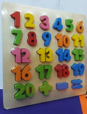 Wooden Number Puzzle & Math Board product image 3