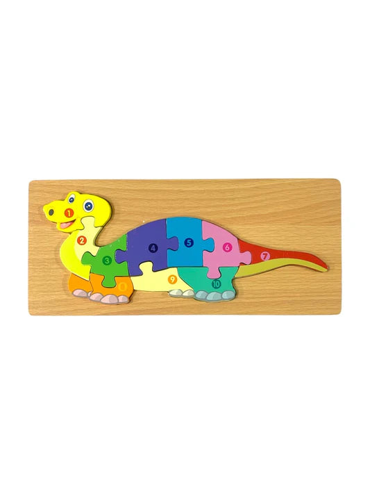 Dinosaur Shape Wooden Puzzle Board product image 1