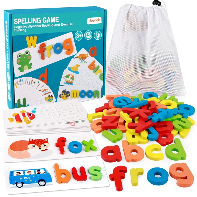 Wooden Spelling Learning & Word Match Game product image 2