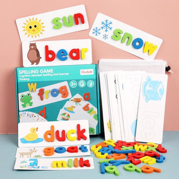 Wooden Spelling Learning & Word Match Game product image 6