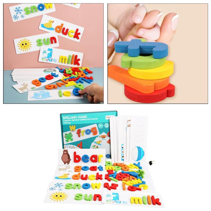 Wooden Spelling Learning & Word Match Game product image 7