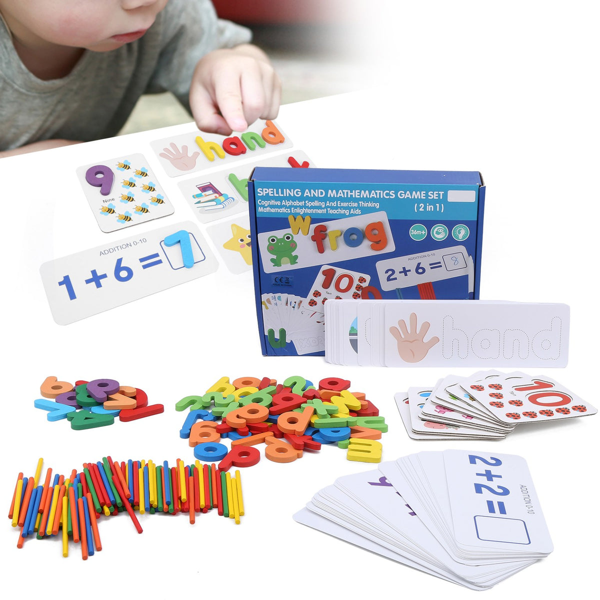 Spelling and Mathematics Game Set (2-in-1) product image 2