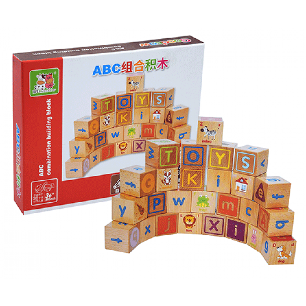 Wooden ABC Combination Building Block product image 1