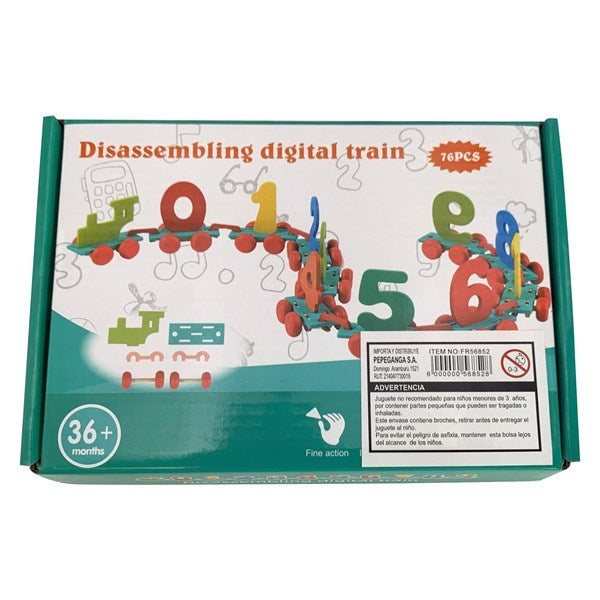 Disassembling Digital Number Train product image 1