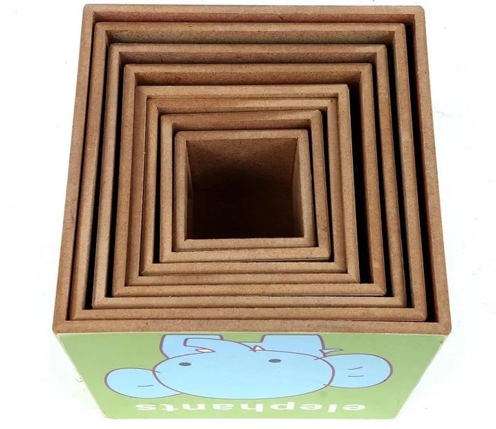 Wrap the Box Geometric Sorting Cube product image 6