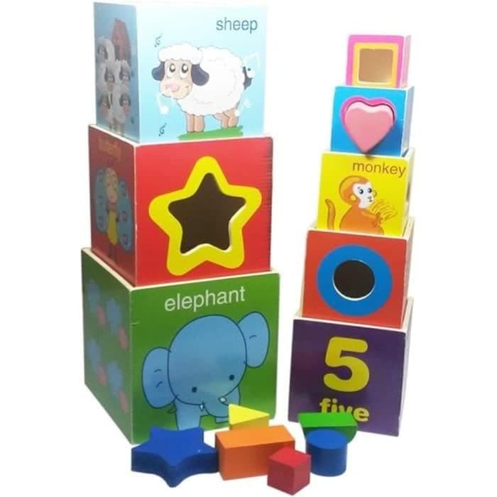 Wrap the Box Geometric Sorting Cube product image 4