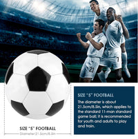 Classic Black & White Official Size 5 Soccer Ball image 3