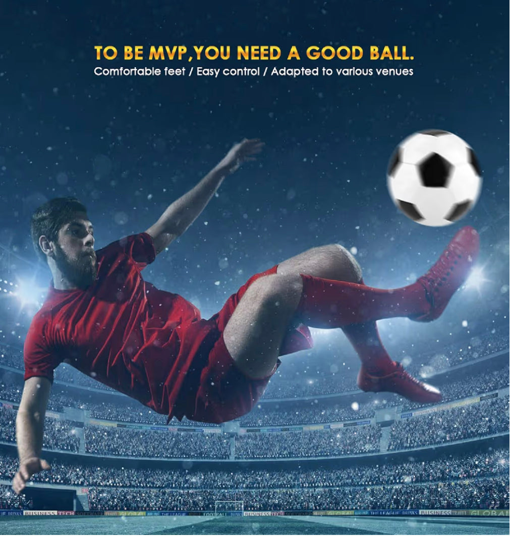 Classic Black & White Official Size 5 Soccer Ball image 6