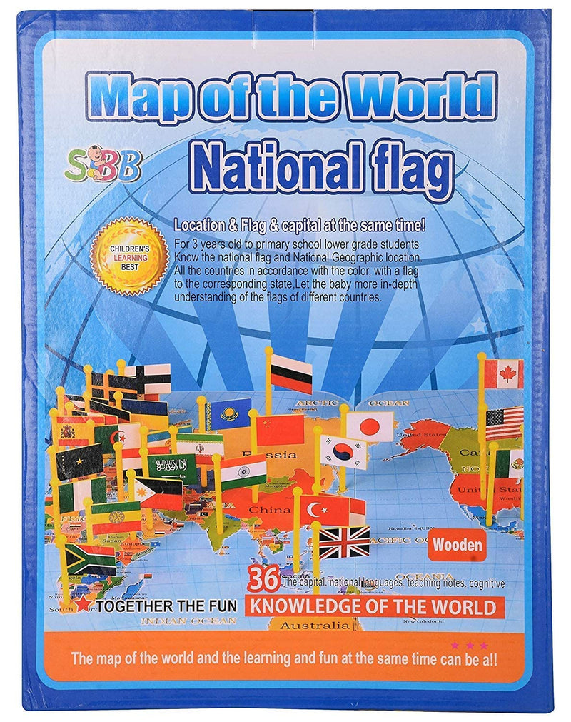Wooden World Map product image 1