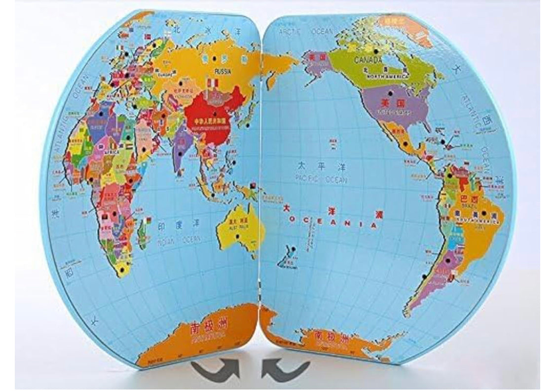 Wooden World Map product image 2