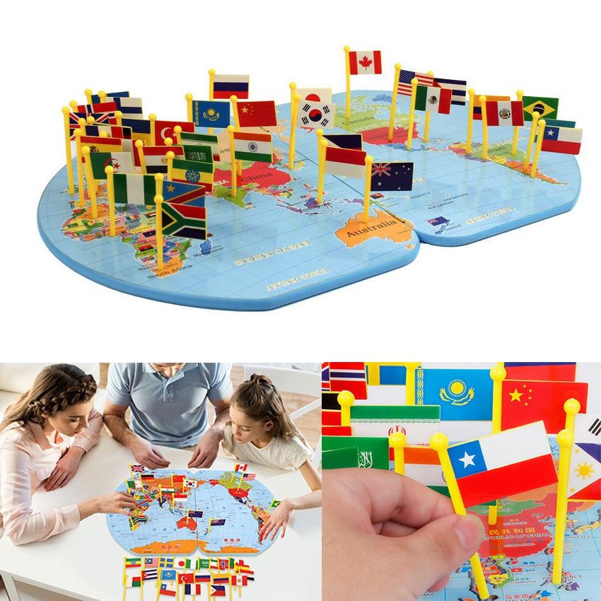 Wooden World Map product image 4