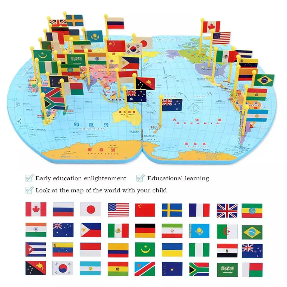 Wooden World Map product image 7