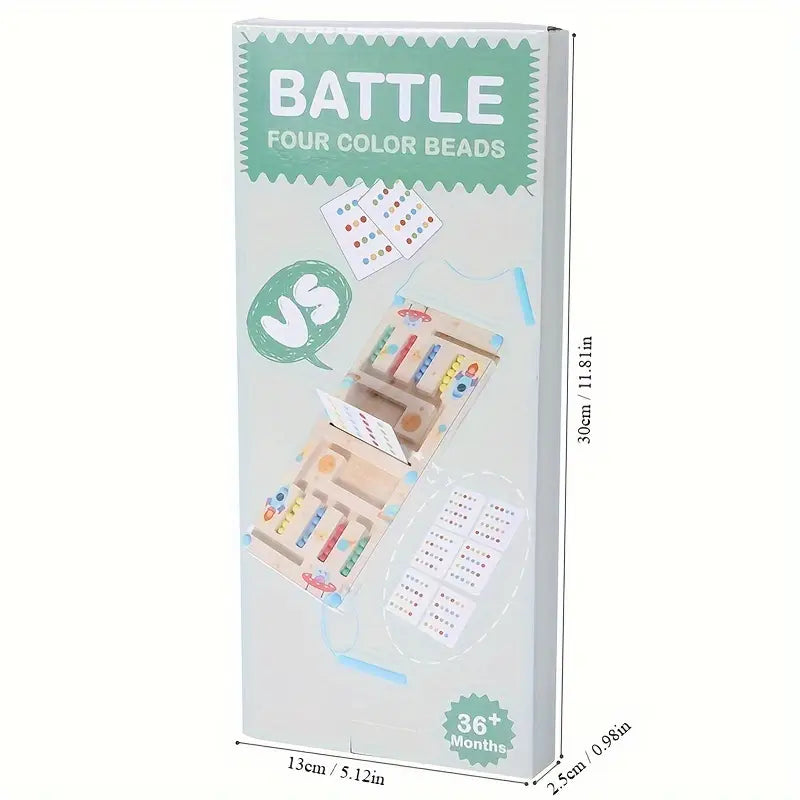 Color Bead Sorting Game Educational Toy