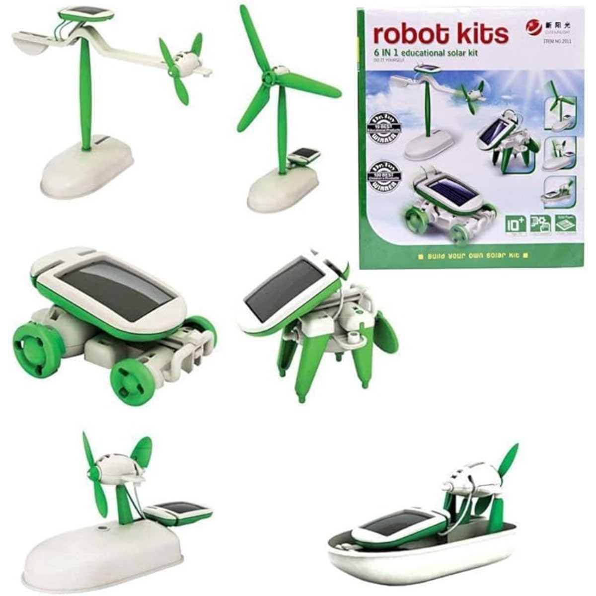 Solar Robot Kit 6-in-1 product image 1
