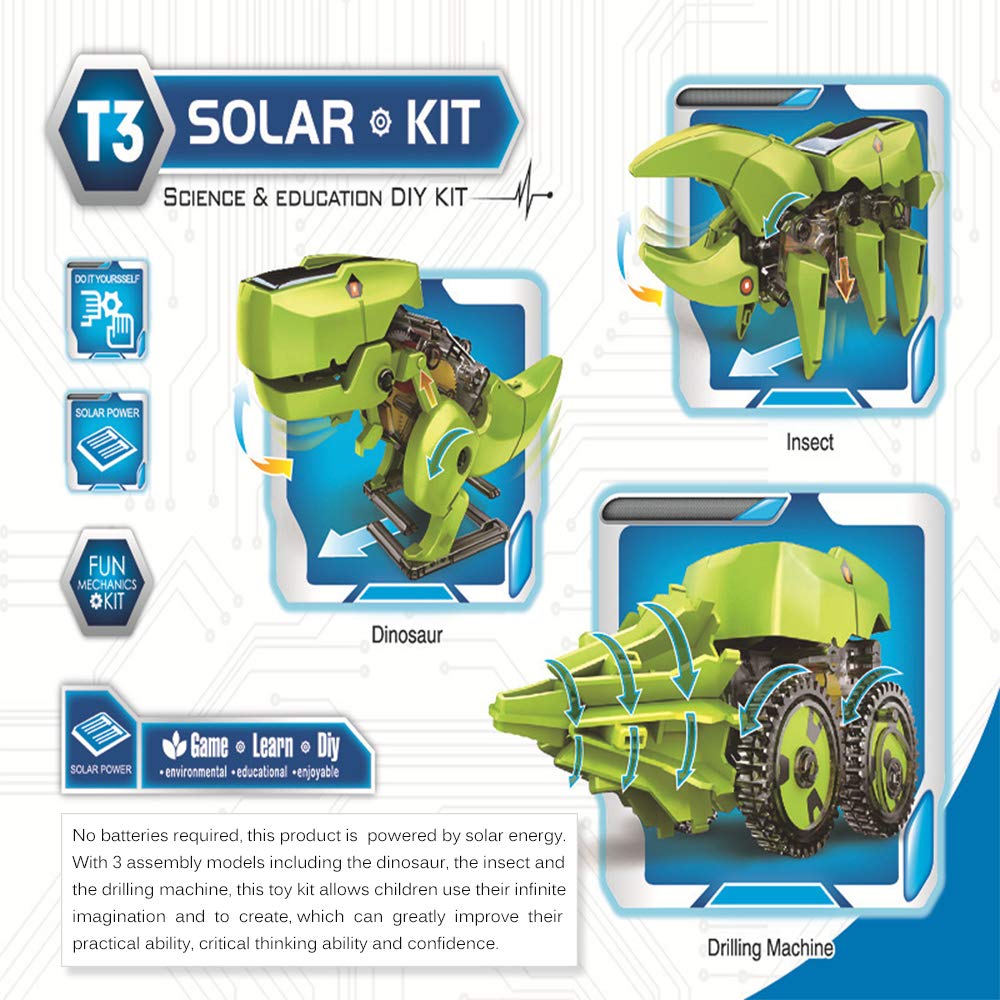 Solar Robot DIY Kit 3-in-1 product image 2