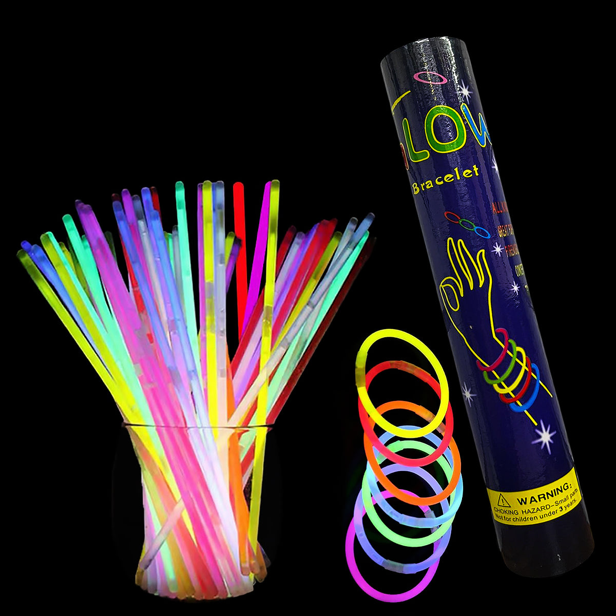 Glow-in-the-Dark Bracelets & Sticks