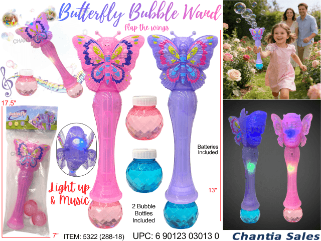Magic Butterfly Bubble Wand image 2
