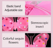 LED Light-Up Butterfly Costume 4 piece set image 4