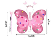 LED Light-Up Butterfly Costume 4 piece set image 3