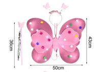 LED Light-Up Butterfly Costume 4 piece set image 3